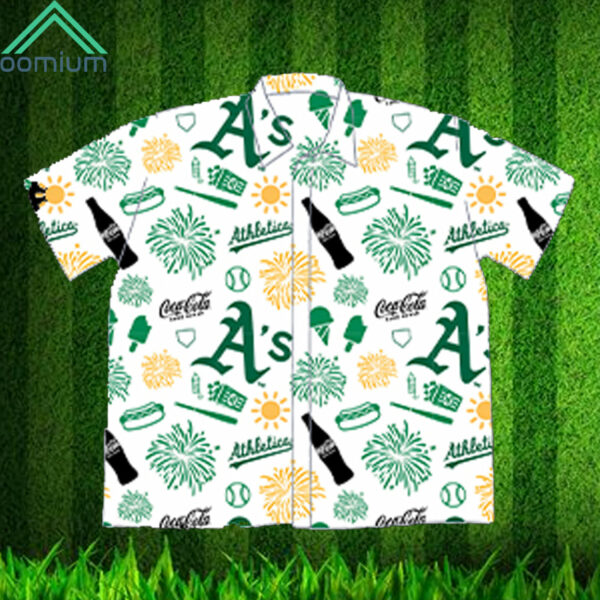 Athletics Fourth Of July Hawaiian Shirt Giveaway 2024