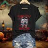 Come Play With Us Halloween Print Casual Shirt