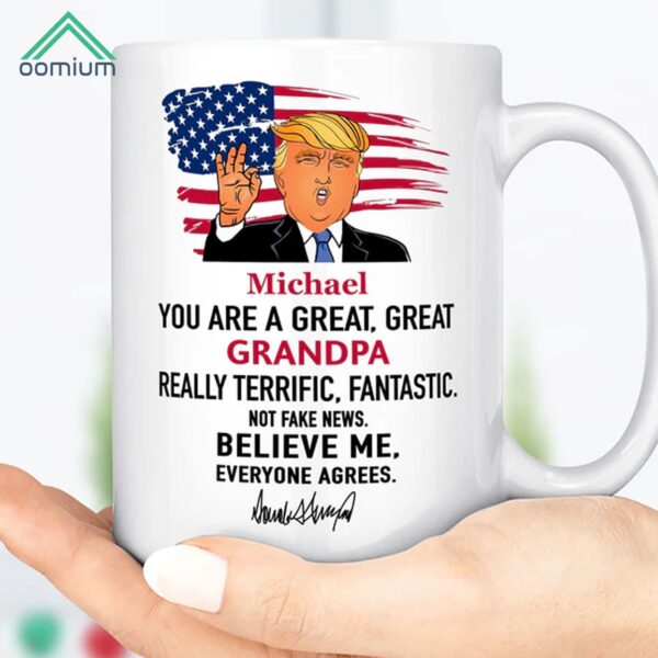 Great Grandpa Great Dad Coffee Trump Mug