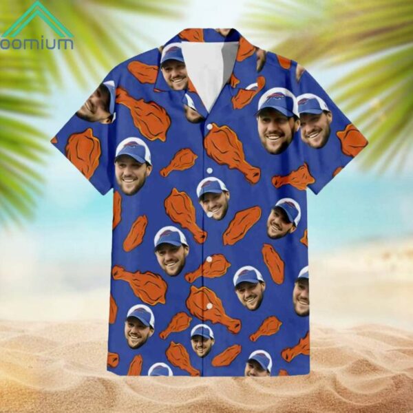 Josh Allen Buffalo Bills Fried Chicken Hawaiian Shirt