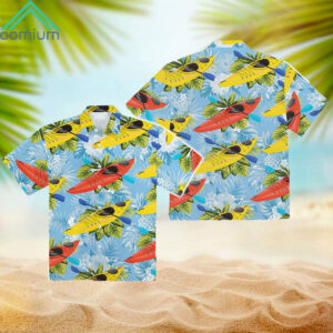 Kayak Tropical Aloha Hawaiian Shirt