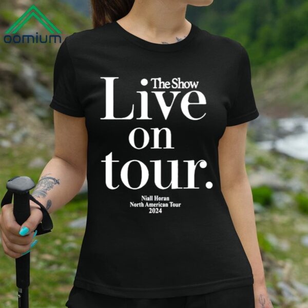 Niall Horan The Show Live On Tour North American Tour 2024 Shirt