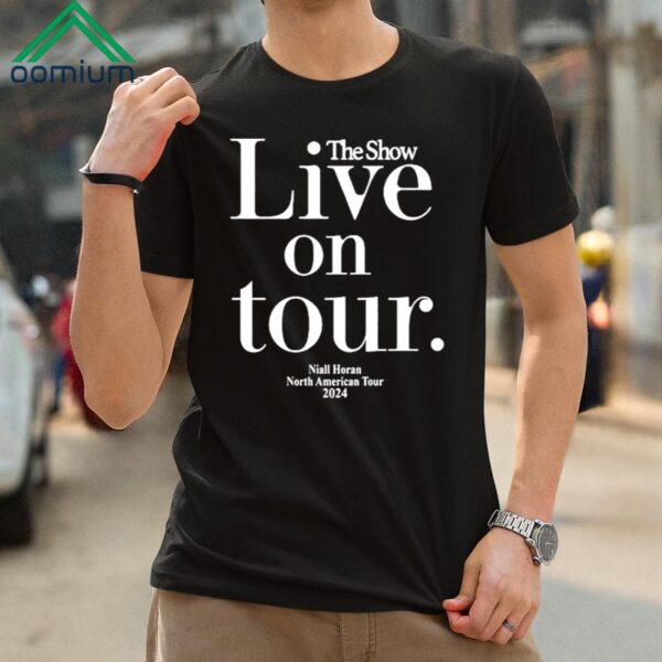 Niall Horan The Show Live On Tour North American Tour 2024 Shirt