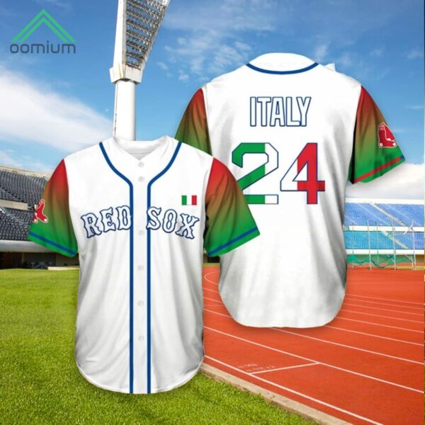 Red Sox Italian Jersey Giveaway 2024