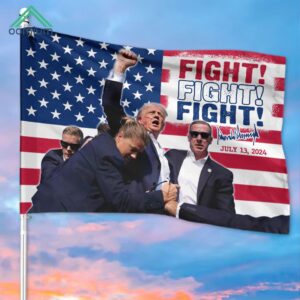 Trump Fist Pump Flag