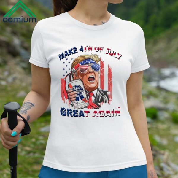 Trump Patriotic 4th of July Support Make America Great Again Shirt