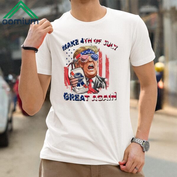 Trump Patriotic 4th of July Support Make America Great Again Shirt