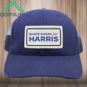 White Dudes For Harris Trucker Hat Cap 1