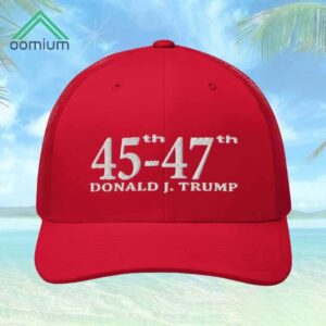 45th 47th Donald Trump Trucker Hat