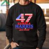 47 Kamala Harris Madam President The First But Not The Last America Flag Shirt