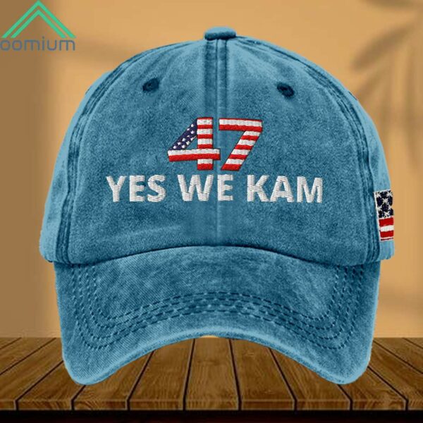 47 Yes We Kam American Flag Cap