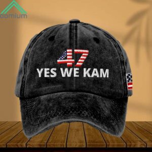 47 Yes We Kam American Flag Cap