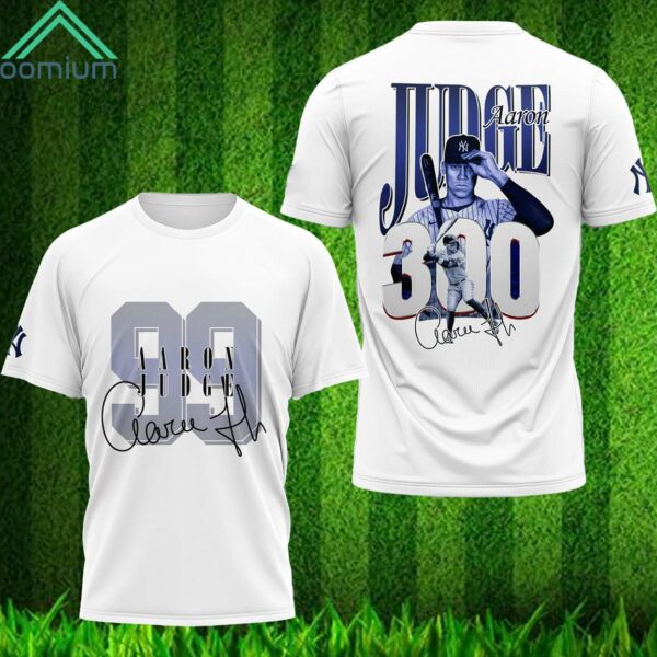 Aaron Judge Signature No 300 For No 99 Shirt