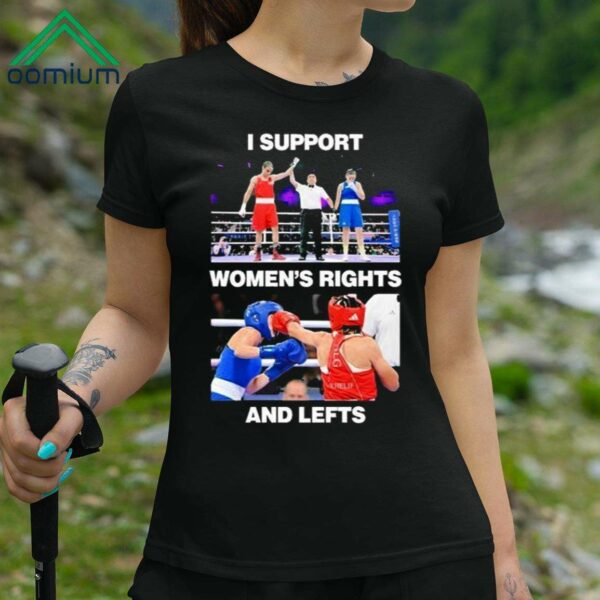 Angela Carini Vs Imane Khelif I Support Womens Rights And Lefts Shirt