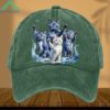 Blue Waves And Cat Hat