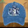 Blue Waves And Cat Hat