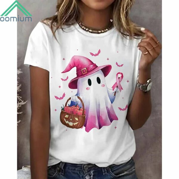 Boo To Cancer Pink Ribbon Shirt