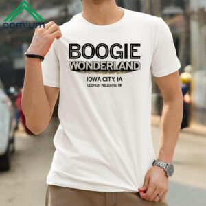 Boogie Wonderland Iowa City Ia Leshon Williams Shirt