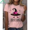 Breast Cancer Messed With The Wrong Witch Shirt