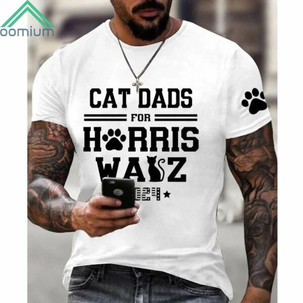 Cat Dads For Harris Walz Shirt