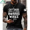 Cat Dads For Harris Walz Shirt