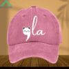 Childless Cat Lady La Print Hat