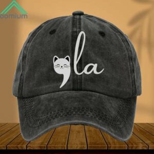 Childless Cat Lady La Print Hat