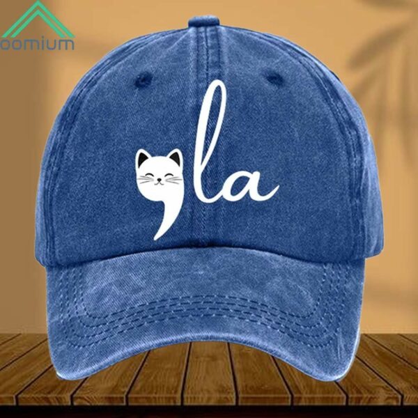 Childless Cat Lady La Print Hat