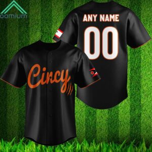 Cincinnati Bengals Cincy Baseball Jersey