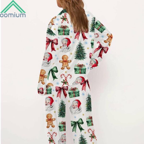 Coquette Christmas Satin Pajama Set