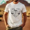 Creepy ghost In Heart Print Casual Shirt