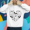 Creepy ghost In Heart Print Casual Shirt