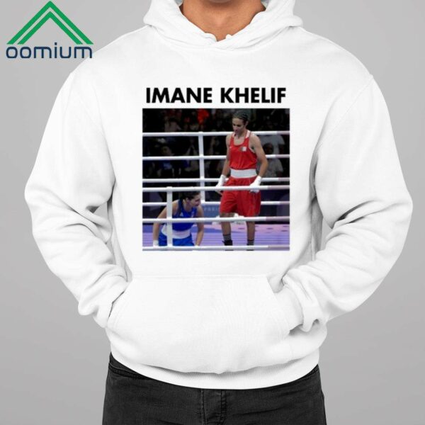 Derek Brunson Wearing Imane Khelif Shirt