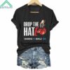 Drop The Hate Harris Walz 2024 V Neck Shirt