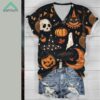 Ghost Art Casual Print Short Sleeve Shirt