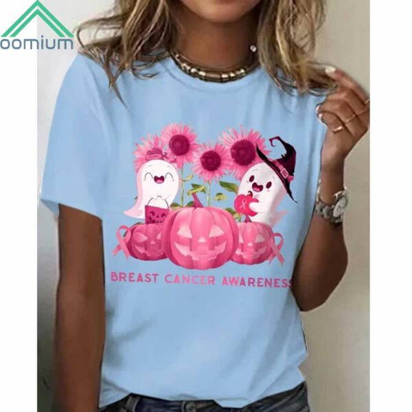 Ghost Breast Cancer Awareness Shirt