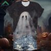 Ghost Print Halloween Shirt