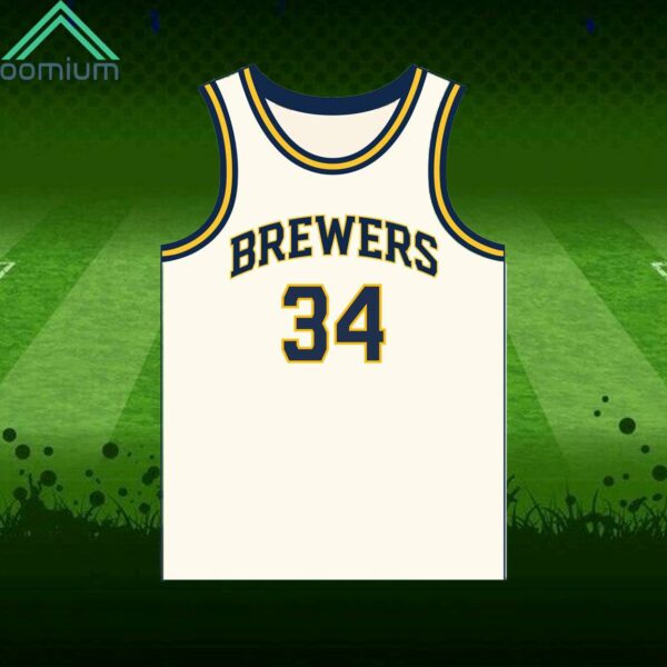 Giannis Brewers Basketball Jersey Giveaway 2024