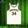 Giannis Brewers Basketball Jersey Giveaway 2024