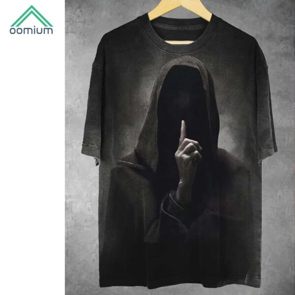 Grim Reaper Dark Horror Halloween Print Shirt