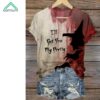 Halloween Blood I'll Get You My Pretty Print Casual Shirt