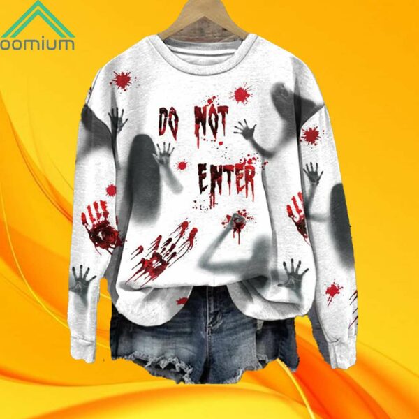 Halloween Do Not Enter Sweatshirt