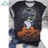 Halloween Gnome Crew Neck Shirt