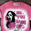 Halloween Movie Fun Horror Scream Crew Neck Shirt