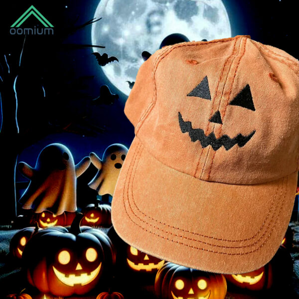 Halloween Pumpkin Face Hat