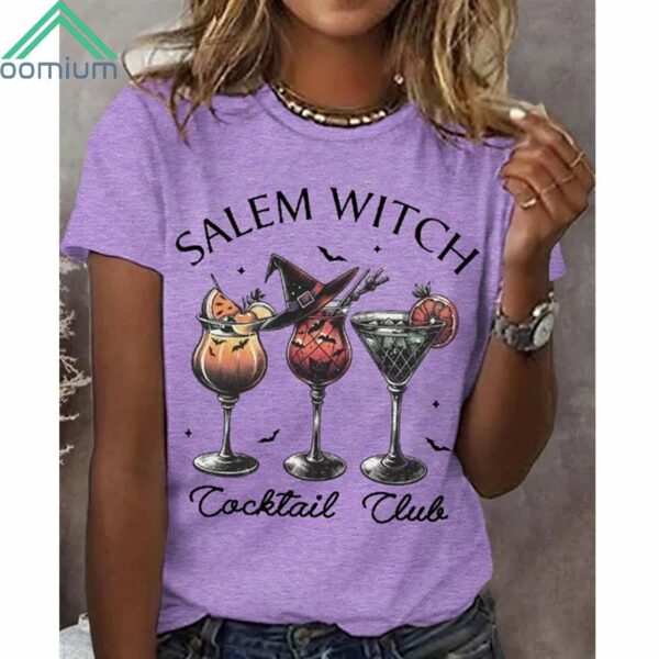 Halloween Salem Witch Cocktail Club Shirt