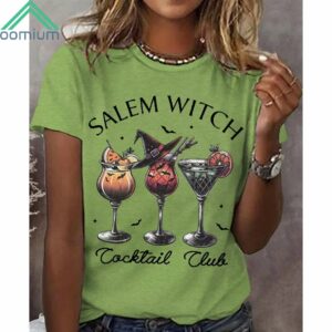 Halloween Salem Witch Cocktail Club Shirt