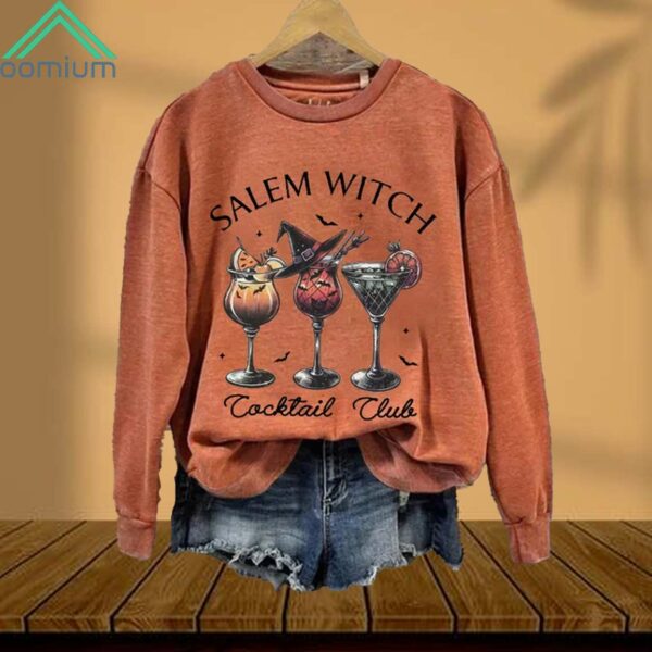 Halloween Salem Witch Cocktail Club Sweatshirt