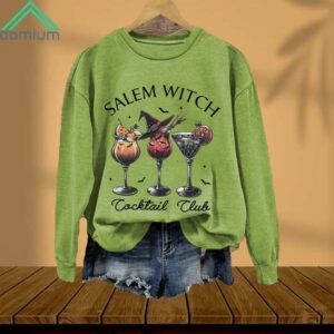 Halloween Salem Witch Cocktail Club Sweatshirt