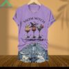 Halloween Salem Witch Cocktail Club V Neck Shirt